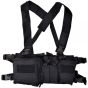Tactical Vest II Gilet Tattico Leggero Multifunzione - Nero - WoSport