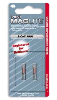 Lampadine di ricambio per mini maglite 2 cell aaa