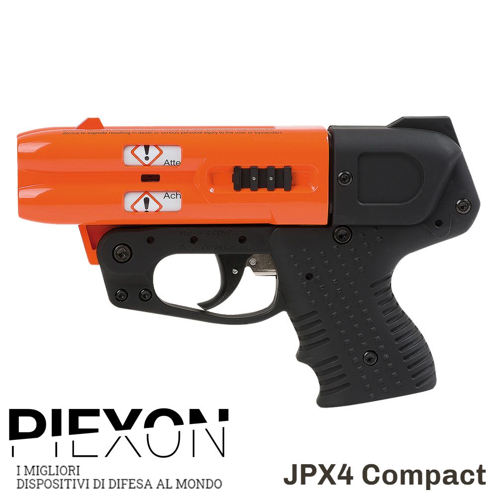 Pistola Spray al Peperoncino JPX4 Compact PIEXON Colpi INCLUSI - Softair  Rastelli San Marino