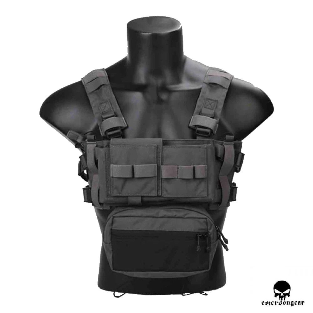 Tactical Chest Rig Micro Fight Chassis MK3 Wolf Gray Emerson Gear
