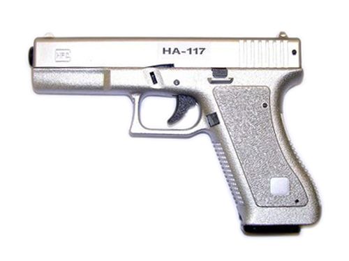 Spring gun silver glock heavy model
