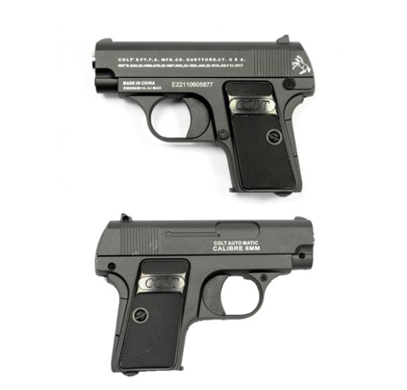 Pistola a molla colt 25 con licenza ufficiale