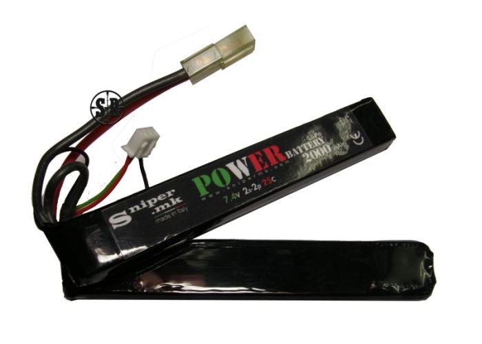 Batteria al Lipo 7.4x2000 2s 25c