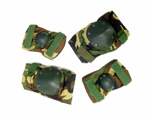 Set Ginocchiera Gomitiere Imbottite Woodland Royal