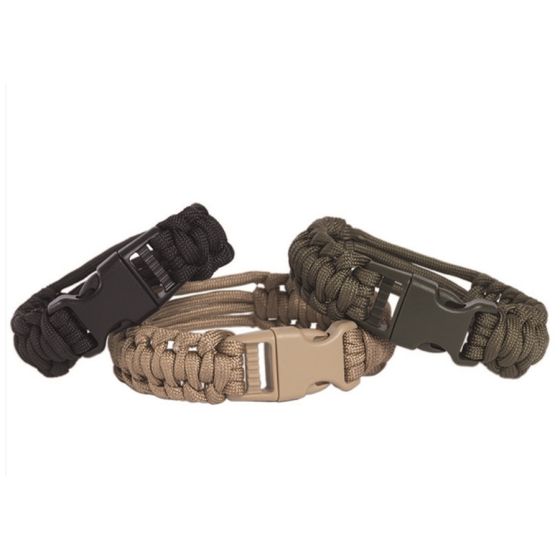 Paracord Bracelet - Black - Mil-Tech (15774102)