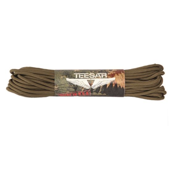 Roll Rope Paracord u.s. Tessar 50 FT Tan