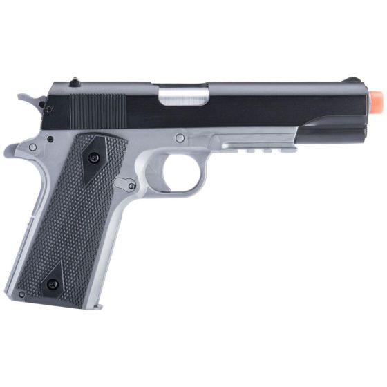 Pistola a molla colt 1911 a1 two tone carello in metallo (cybergun)