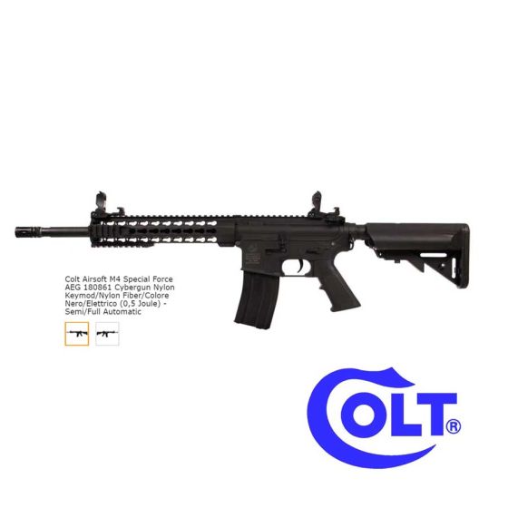M4 Special Force Electric Rifle - Black - Cybergun Colt (180861)