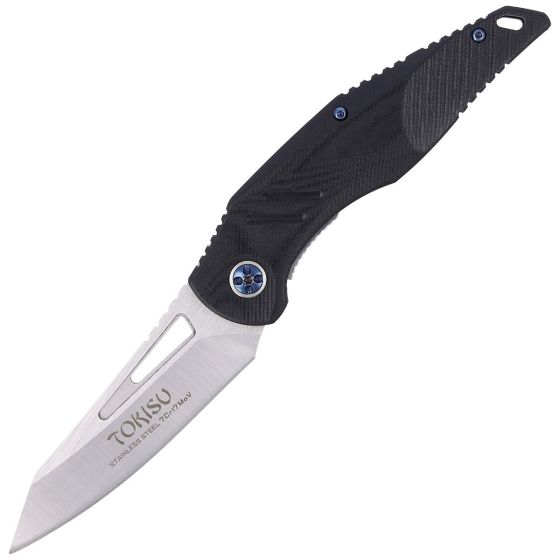 Coltellino  TOKISU   Tactical Black G10 / fibra di carbonio, satinato  lama  7Cr17Mov
