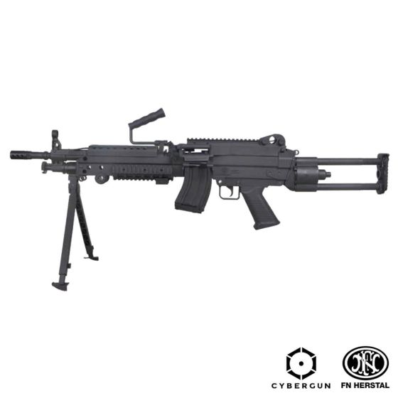 Fucile Elettrico MINIMI M249 PARA - Fibra di Nylon - Nero - FN Herstal (200814)