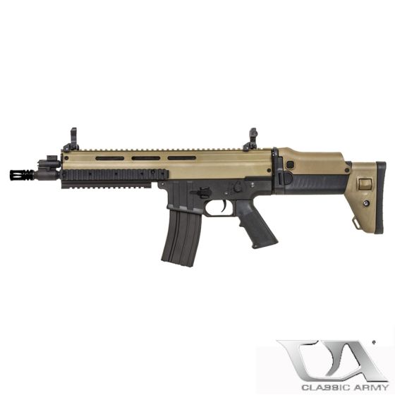 Electric rifle Scar L MK16 License Uff. ISSC MK22 - MOSFET - Black/Tan - Classic Army (SP102P-T)