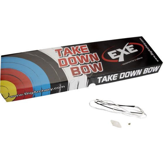 Kit base per arco scuola rh: corda 68 , scatola, rest, punto d'incocco - exe