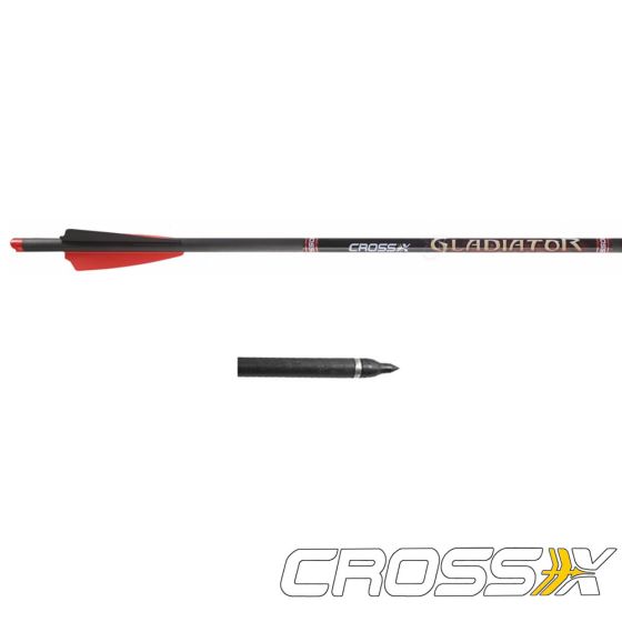 Dardo Freccia per Balestra in Carbonio Gladiator 20"" - CrossX 