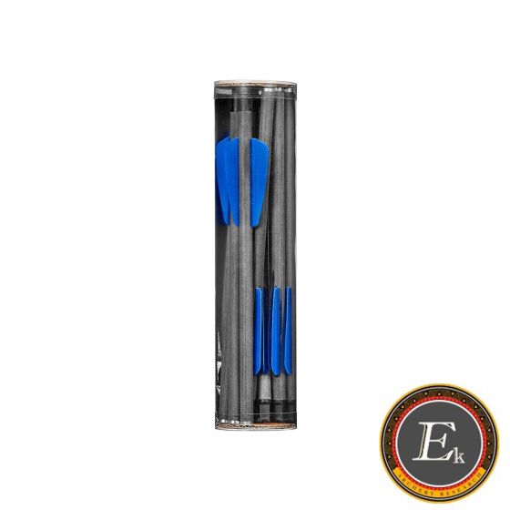 Set 10 Dardi in Carbonio da 7,5"" Pollici per Cobra System Adder - 190 gr - EK Archery 