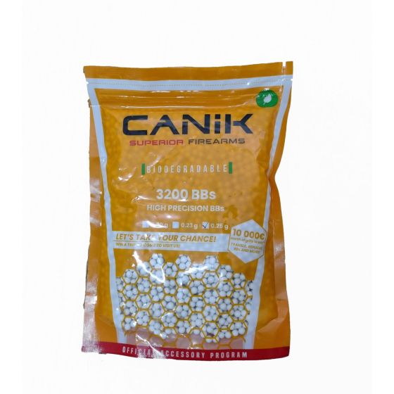 Pallini Biodegradabili CANIK  0.25gr 3200bb Cybergun
