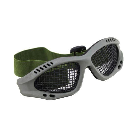 Tactical protective mesh goggles green