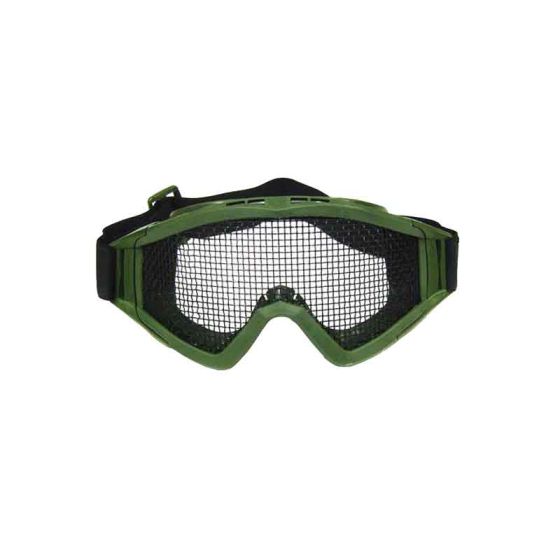 Protective metal wire goggles black