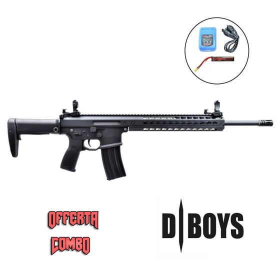 Fucile elettrico M4-L KEYMOD  D BOYS  Offerta Combo
