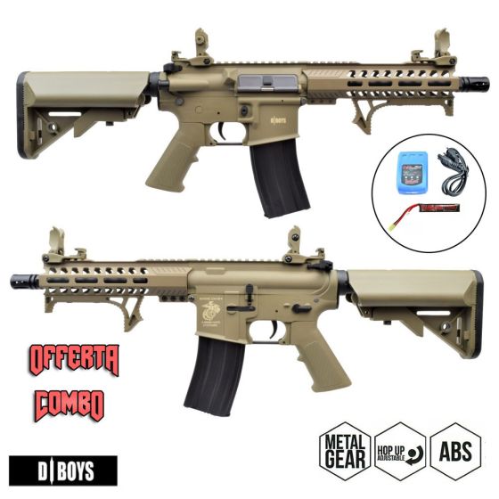 Electric Rifle M4 Aluminum Handguard M-Lok 8 "Body Polymer Dark Earth D|Boys