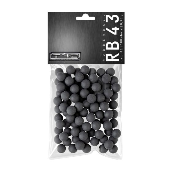 Ammo for T4E Caliber .43 Blackball Rubber 0.75 g (CF.100pcs) - UMAREX (2.4705) (750401)