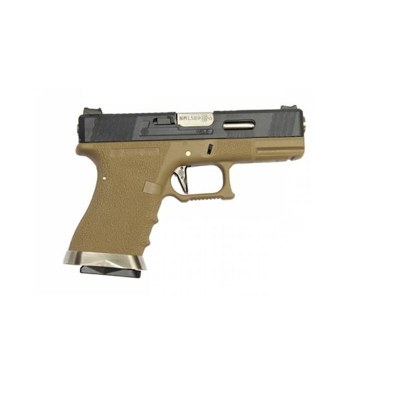 Glock G19 series FORCE T2 Custom green gas pistol WE