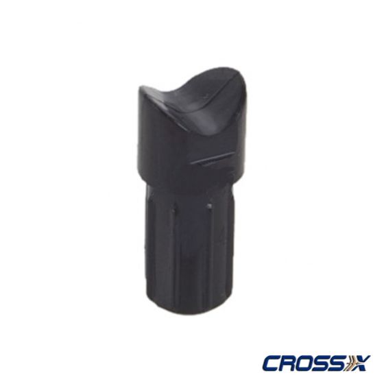 Tail for Crossbow Dart Moon Nock Black Cross-X