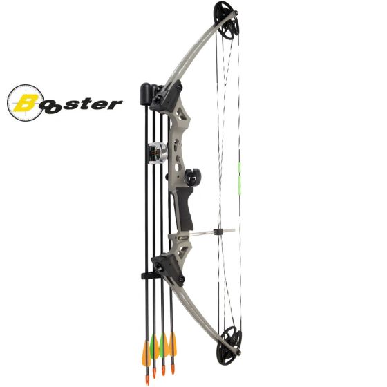 Arco Compound  ""Scout"" RH - tan - da 15 a 40 Libre - Booster 