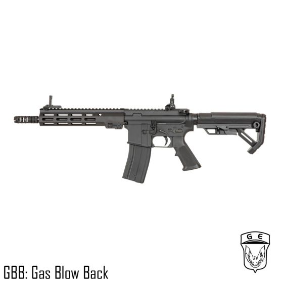 Fucile a Gas M4 M-Lok 9.5"" Nero Full Metal Golden Eagle 