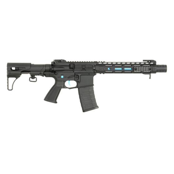 FUCILE ELETTRICO  ASR122 GHOST PATROL BLOWBACK BLACK  m-lok 10"" APS   