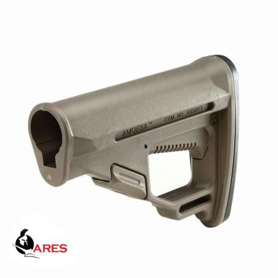 Extensible stock for M4 tan by ARES AMOEBA