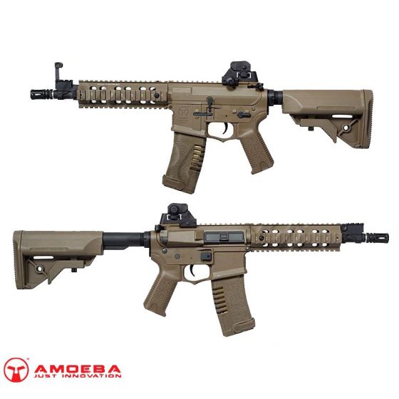 Fucile M4 CQB AM-008 Rail 7"" Dark Earth Tan Ares Amoeba (AR-AM08T)