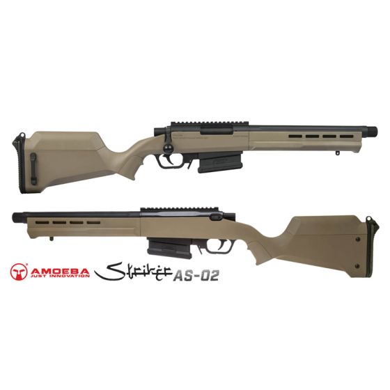 Fucile Sniper a molla AS-02 Striker - Dark Earth ""Tan"" - Ares Amoeba (AR-AS02T)