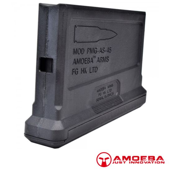 45-stroke single-row magazine - Short version MAG-002 - Amoeba - Striker series loader (AS-01 and AS-02) - Nylon fiber (AR-CARAS02)