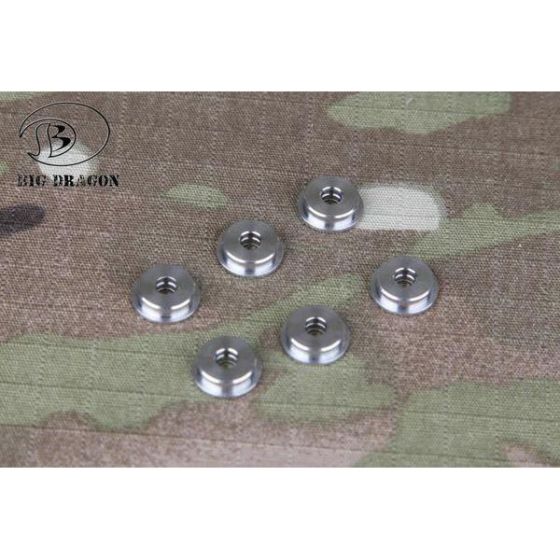 Set 6 Boccole Piene in Alluminio - 8 mm - Big Dragon (BD-1230)
