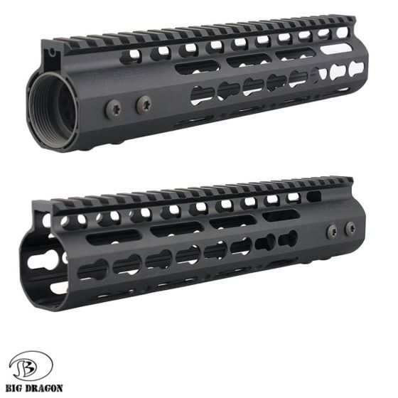 RIS KeyMod Noveske Type 9 "Inch - Black - Aluminum - Big Dragon