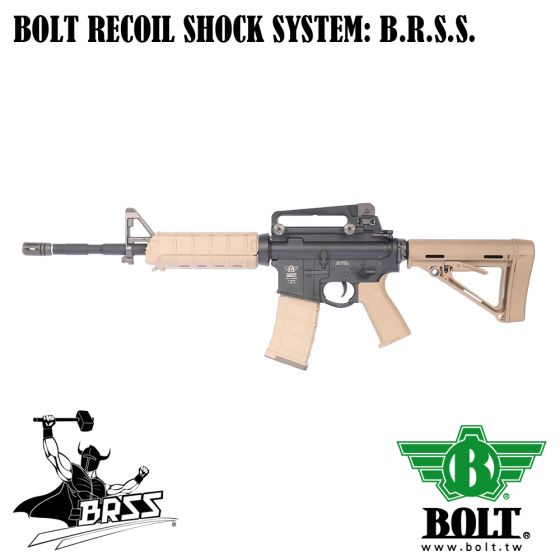 Electric Rifle M4 B4A1 Elite DX with Recoil System - Full Metal - BOLT Enhanced B.R.S.S.