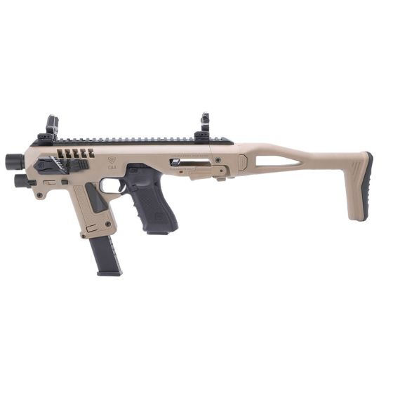 Micro Roni - Kit di conversione Pistola/Carabina per serie Glock 17/19/22 - Polimero - Tan - CAA (CD-SK8T)