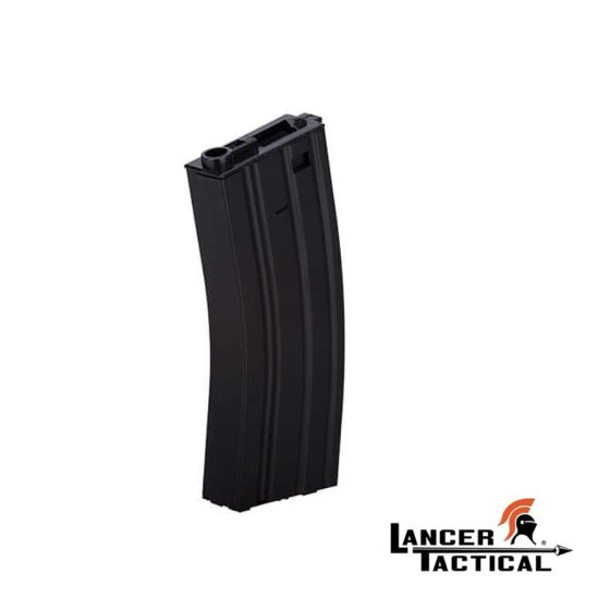 HI-Cap 300 BBs Metal Magazine for M4 / M16 - Black - Lancer Tactical (CLK9011)