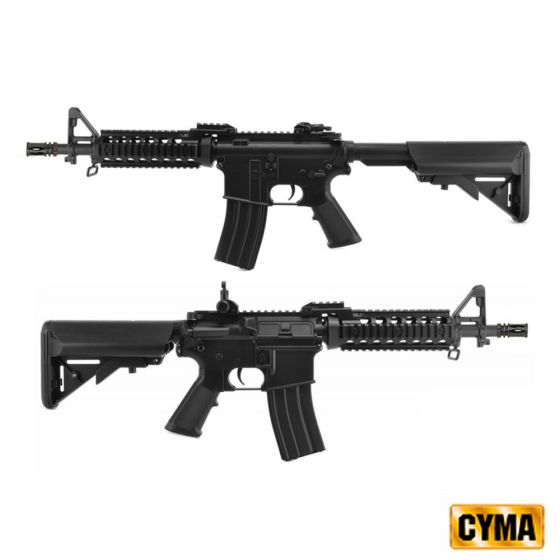 Fucile Elettrico M4A1 RAS - Batteria + Caricatore - Nero - CYMA 