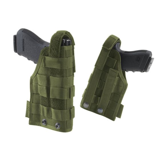 Fondina ambidestra per aggancio Jacket o pannello cosciale - Olive Drab ""Verde"" - DEFCON 5 (D5-GS05 OD)