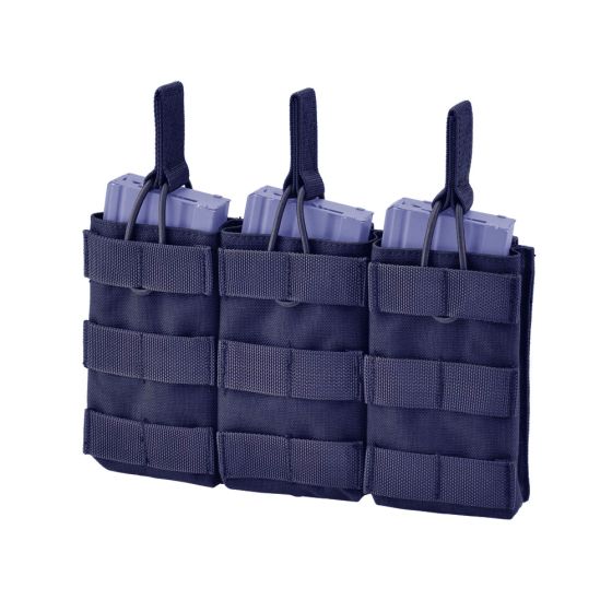 Tasca porta caricatore Tripla ad estrazione Rapida per M4 e AK -nero - DEFCON 5 (D5-M4AK3DO B)