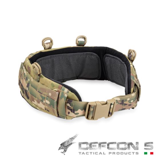 Padded belt with MOLLE system - Multicamo - Defcon 5 (D5-MB02 MC)