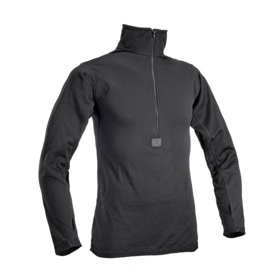 Maglia Termica  Livello 2 - Soffice e Leggero -Nero- Defcon 5
