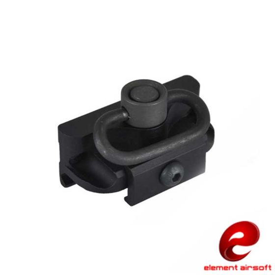 Attacco per torcia con gancio per cintura Black Element (EL-EX258B) 