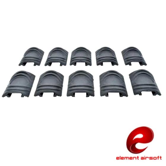 Set 10 Copri Ris Tdi Short Black Element (EL-OT0801B)