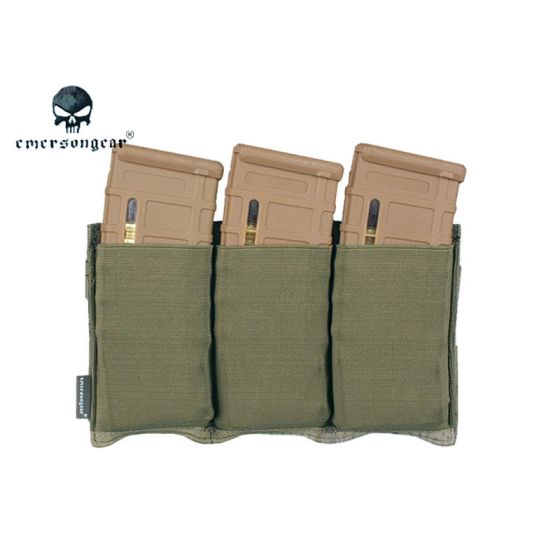 Porta caricatori o oggetti triplo verde  emerson