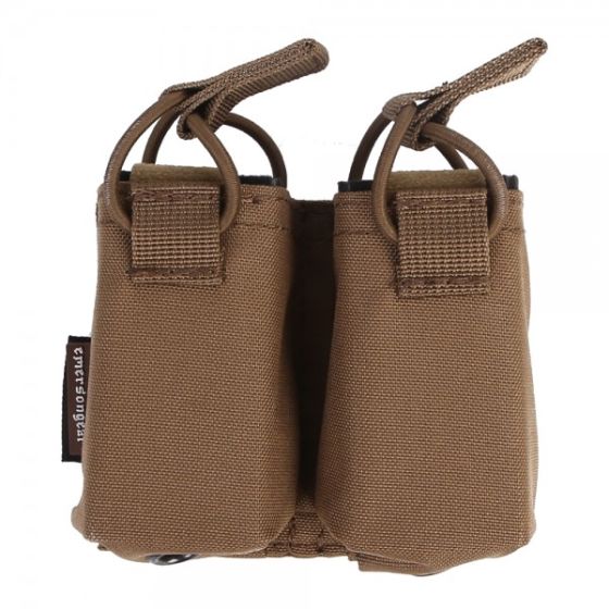 Tasca Doppia porta Caricatori per Pistola  Coyote Brown Emerson (EM6374-CB)