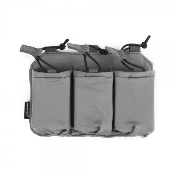 Tasca porta Caricatori Tripla - Wolf Gray - aggancio MOLLE - Emerson (EM6402WG)