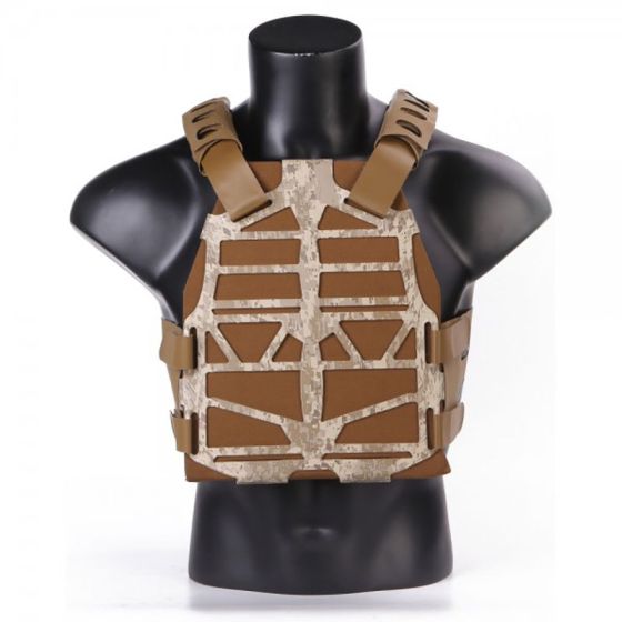 Tactical vest MOLLE system - Rigid plastic - AOR1 - Emerson (EM7364AR1)