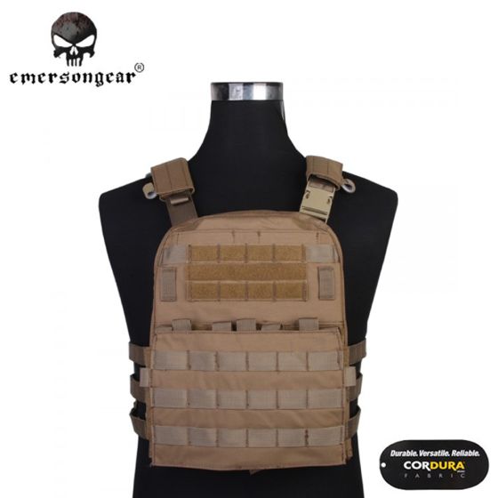 Tactical vest gilet tattico avs cp style lightweight coyote brown emerson